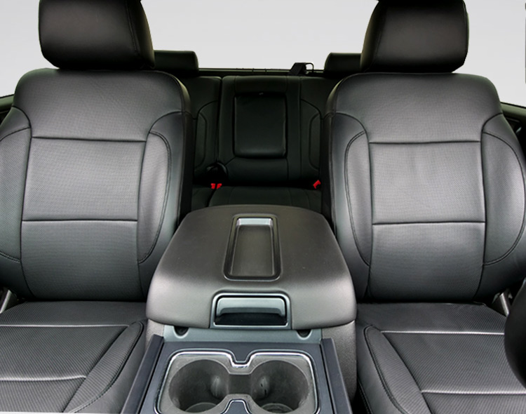 Perforated leather insert type feature image4